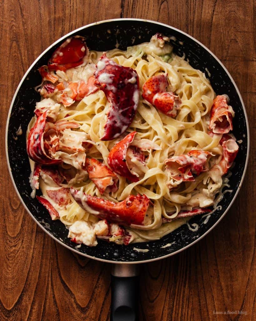 Lobster recipes/I Am A Food Blog/Creamy Lobster Pasta