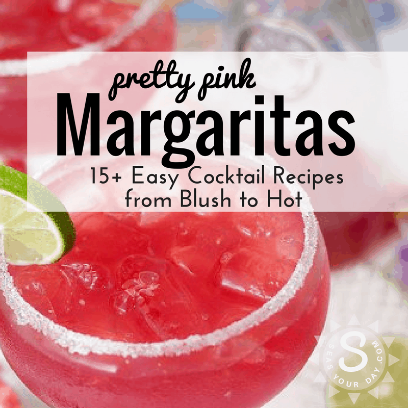 Pretty in Pink Margaritas | 15+ Easy Cocktail Recipes from Blush to Hot