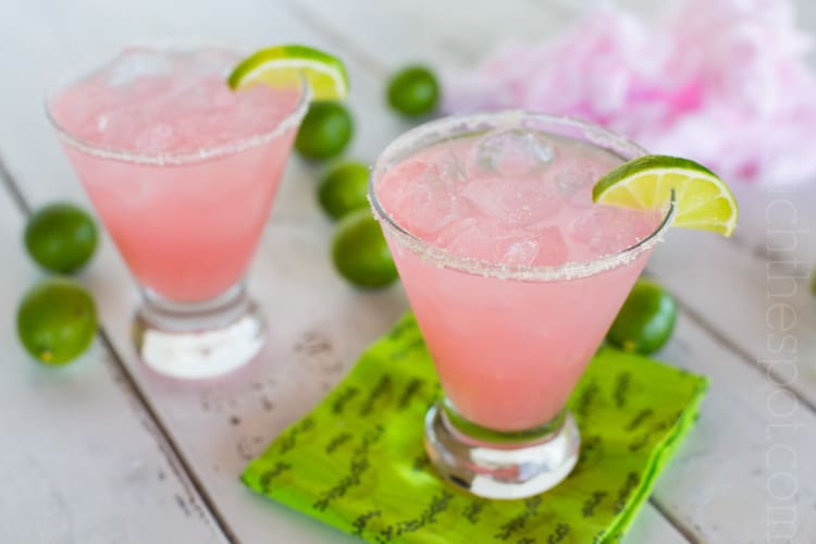 Cotton Candy Margarita | Pretty Pink Margarita Recipes