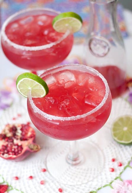 Pomegranate Margarita | Pretty Pink Margarita Recipes
