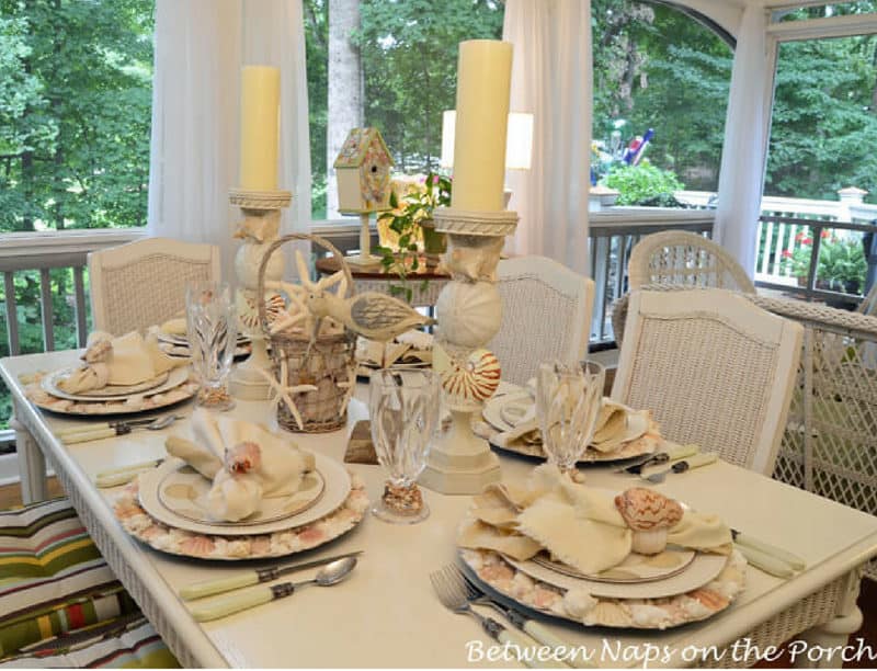 Coastal Tablescape Ideas for Outdoor or Indoor Dining - Seas Your Day