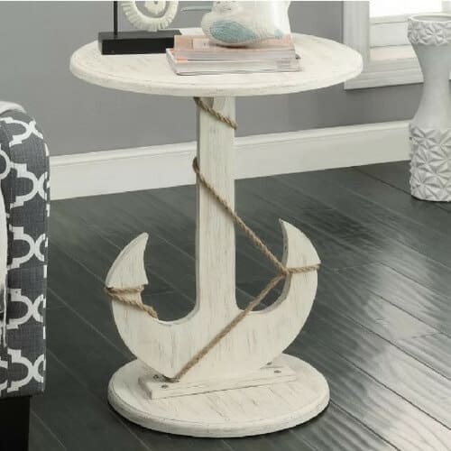 Dudek End Table | Nautical Style Accent Tables | https://seasyourday.com/nautical-accent-tables