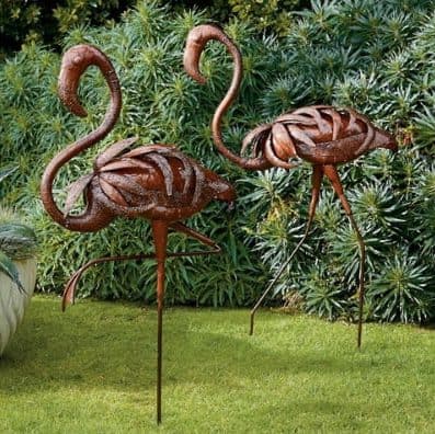 Standing Flamingo Garden Stakes | Super Cute Gift Ideas for Flamingo Lovers
