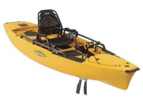 Hobie Mirage 180 Pro Angler 14 Kayak Golden Papaya   | Splurge-Worthy Gifts for Water Sport Enthusiasts | https://seasyourday.com/splurge-worthy-gifts-water-sport-enthusiasts