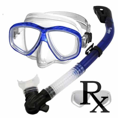 Prescription Purge Mask Dry Snorkel Snorkeling Scuba Diving Combo Set | Splurge-Worthy Gifts for Water Sport Enthusiasts | https://seasyourday.com/splurge-worthy-gifts-water-sport-enthusiasts (affiliate) https://amzn.to/37ohb6i
