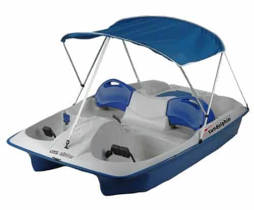 Sun Dolphin Sun Slider 5 Seat Pedal Boat with Canopy | Splurge-Worthy Gifts for Water Sport Enthusiasts | https://seasyourday.com/splurge-worthy-gifts-water-sport-enthusiasts (affiliates) https://amzn.to/35y9VDl
