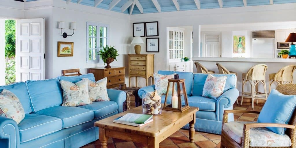 Coastal Couches in Blue | Signs You Should Live in a Beach House