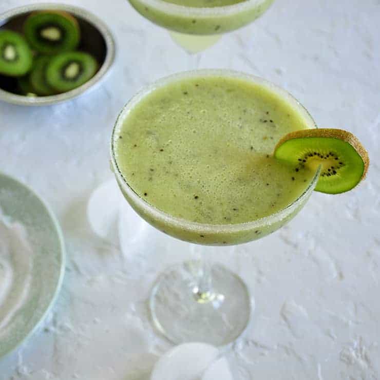 21 Margarita Recipes | Frozen Kiwi Coconut Margarita