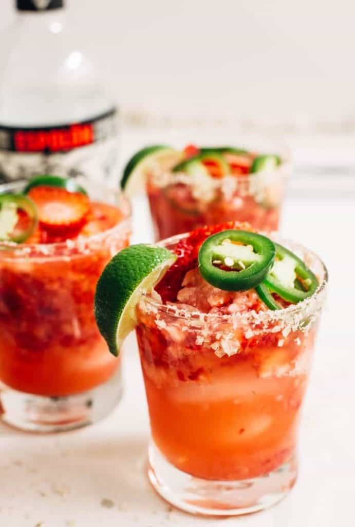 21 Margaritas | Strawberry Jalapeno Margarita