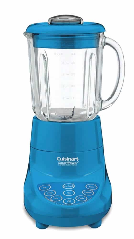SmartPower 40-Ounce 7-Speed Electronic Bar Blender. In Berry Blue, Raspberry, Black, Chrome. Sold on Amazon affiliate https://fave.co/30xWmRE