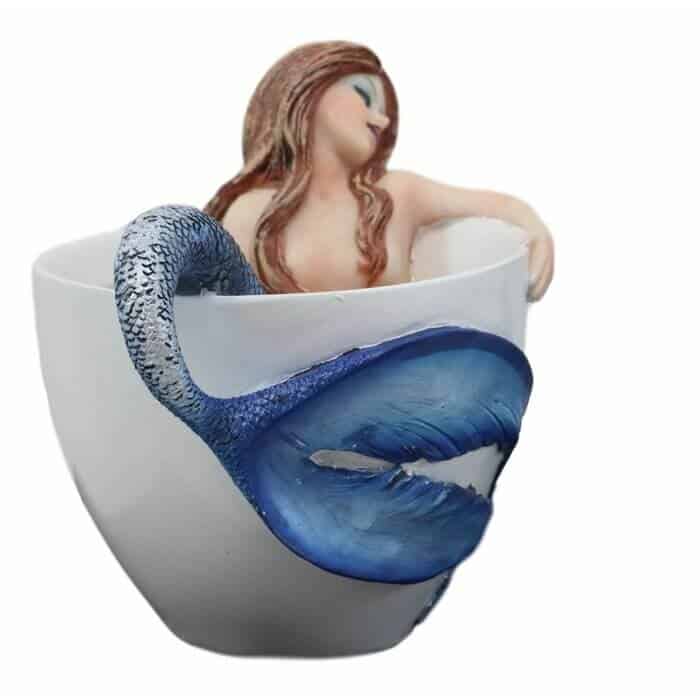 Mermaid in Tea Cup Figurine | The Ultimate Mermaid Gift Collection | For Women
