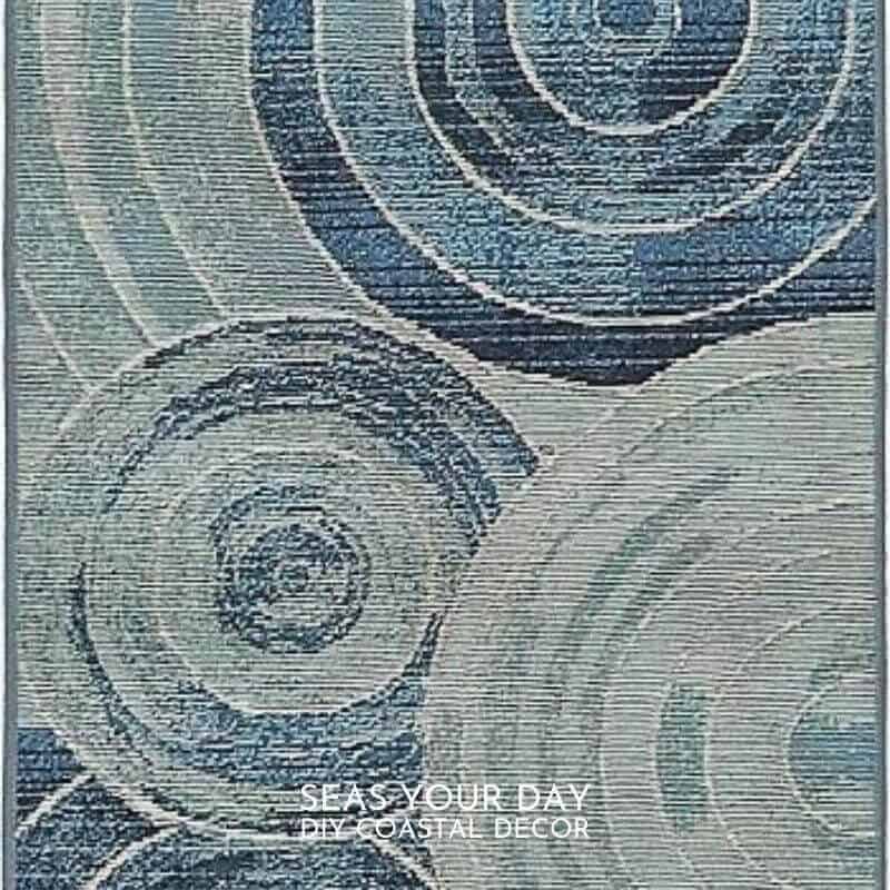 Watercolor Area Rugs Seas Your Day, Area Rugs With Circles