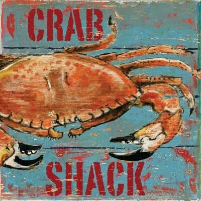 Crab Shack Fine Art Print. Sold on Amazon affiliate: https://fave.co/2jJqfPe