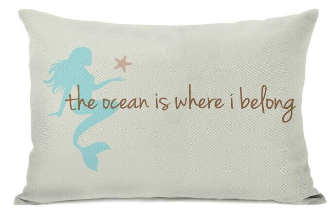 Mermaid Lumbar Pillow | The Ultimate Mermaid Gift Collection | For Women