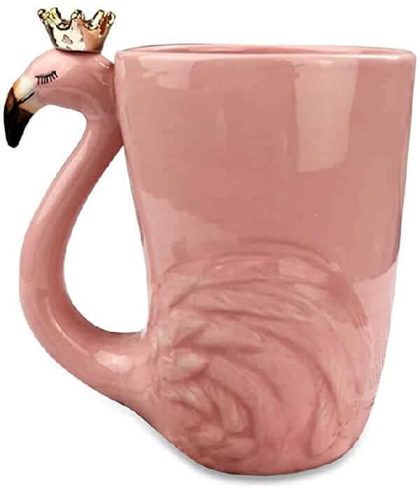 gift for friend pink flamingo coffee mug party stocking filler flamingo gift 