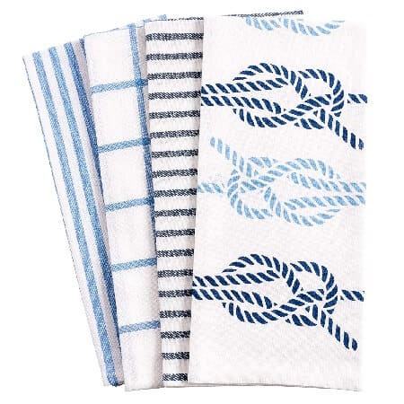 Nautical Kitchen Dish Towels. Sold on Amazon affiliate https://fave.co/2LQBAc2