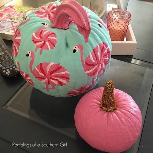 LILLY P. INSPIRED PUMPKINS | Painted Pumpkins with a Coastal Style Flair