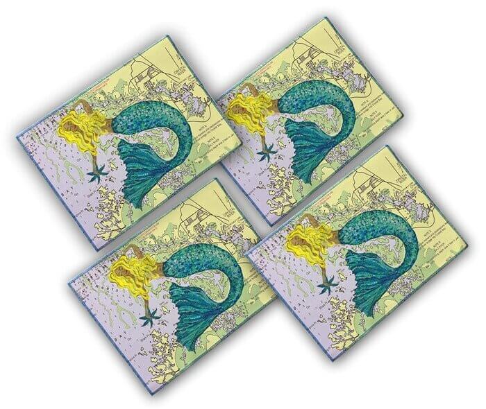 Mermaid Cotton Placemats | The Ultimate Mermaid Gift Collection | For Women