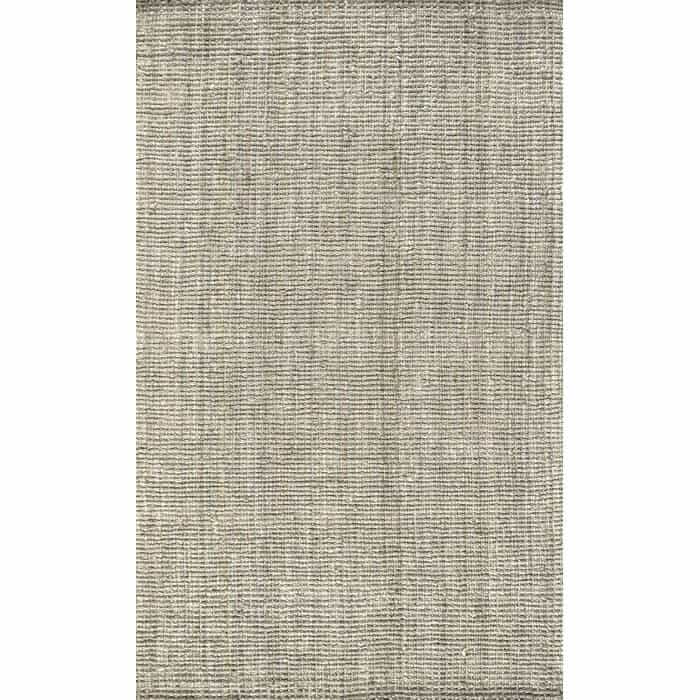 Chunky Hand Braided Rug in Gray | 9 best sisal and jute area rugs