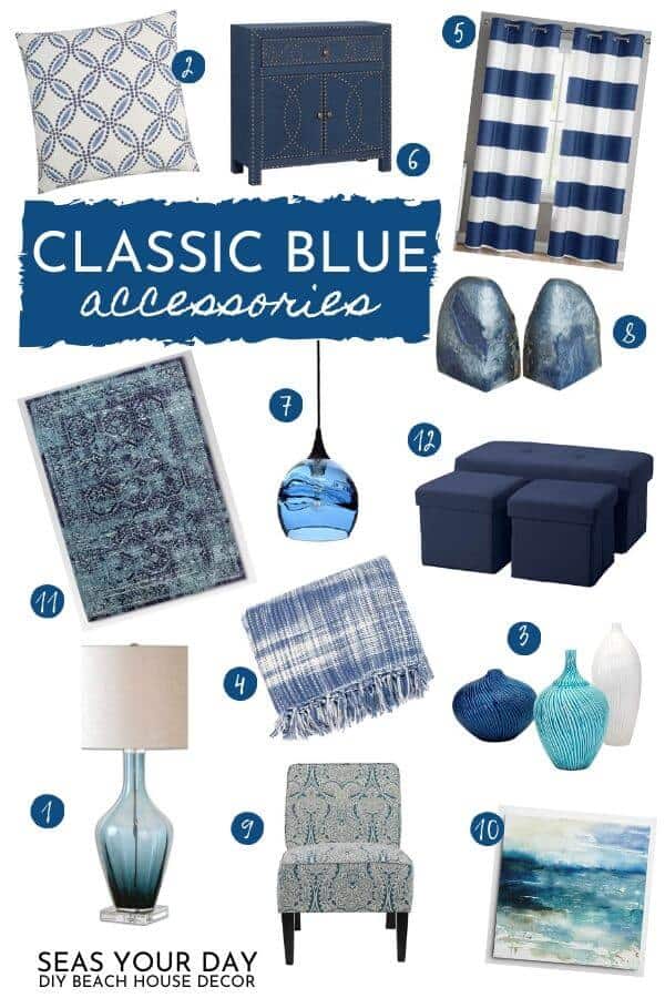 Classic Blue Home Decor Accessories