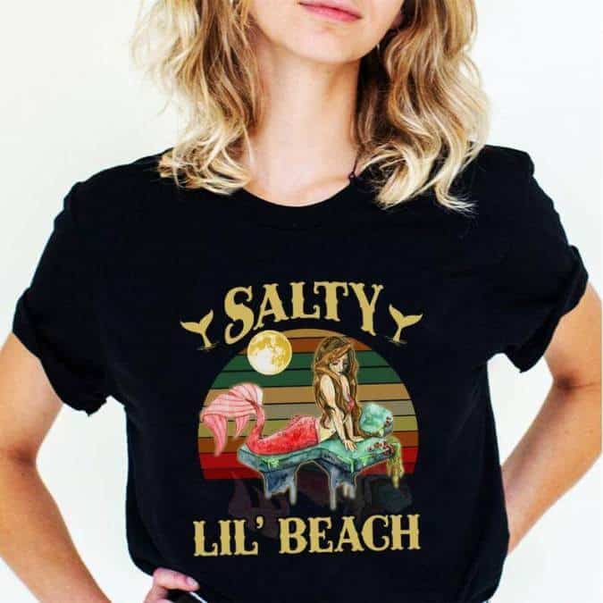 Salty Little Beach T-Shirt | The Ultimate Mermaid Gift Collection | For Women