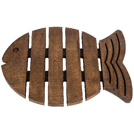Wooden Fish Trivet. Sold on Amazon affiliate https://fave.co/2LRSqXG